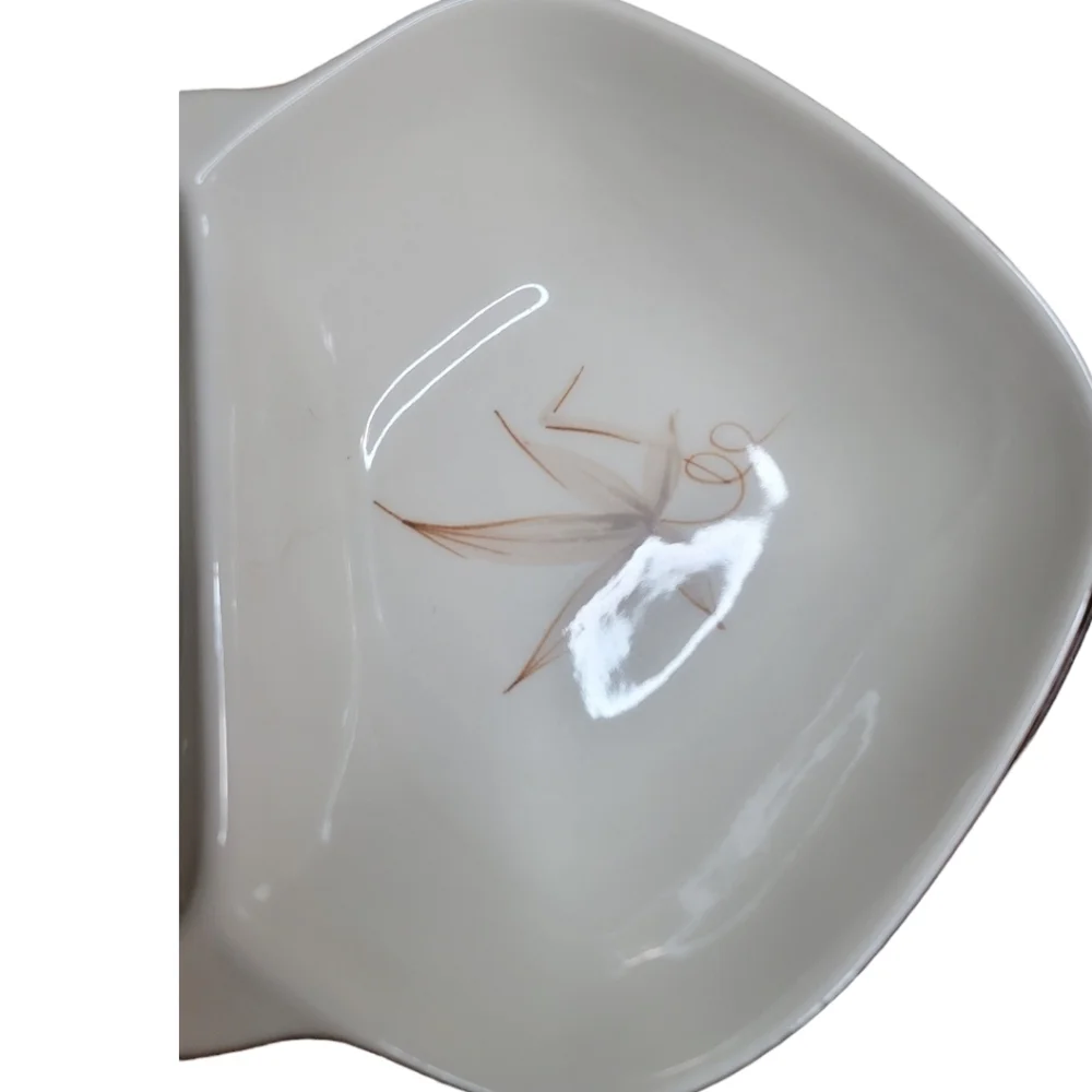⏳️Vintage⏳️ Mid-century 1940's Winfield Ware Tiger Iris Divided Serving Dish